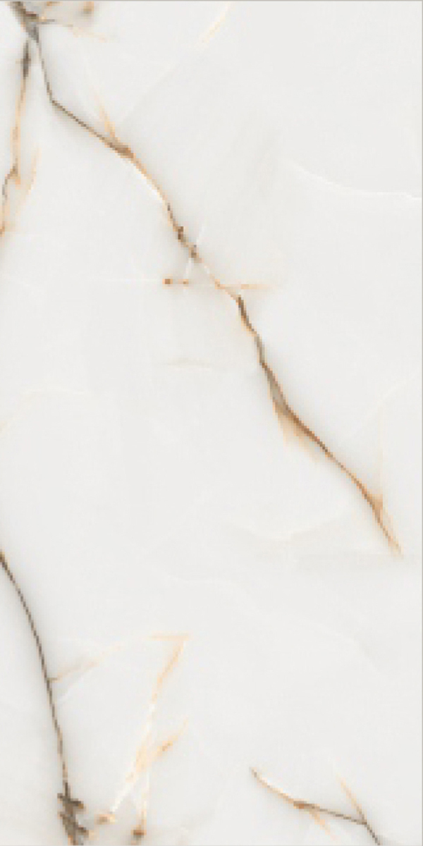 Glossy Finish Aster Bianco  GVT 600x1200mm