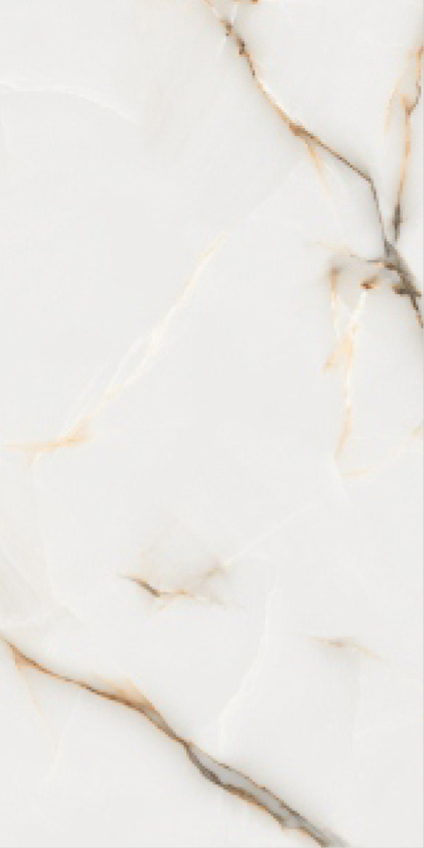 Glossy Finish Aster Bianco  GVT 600x1200mm