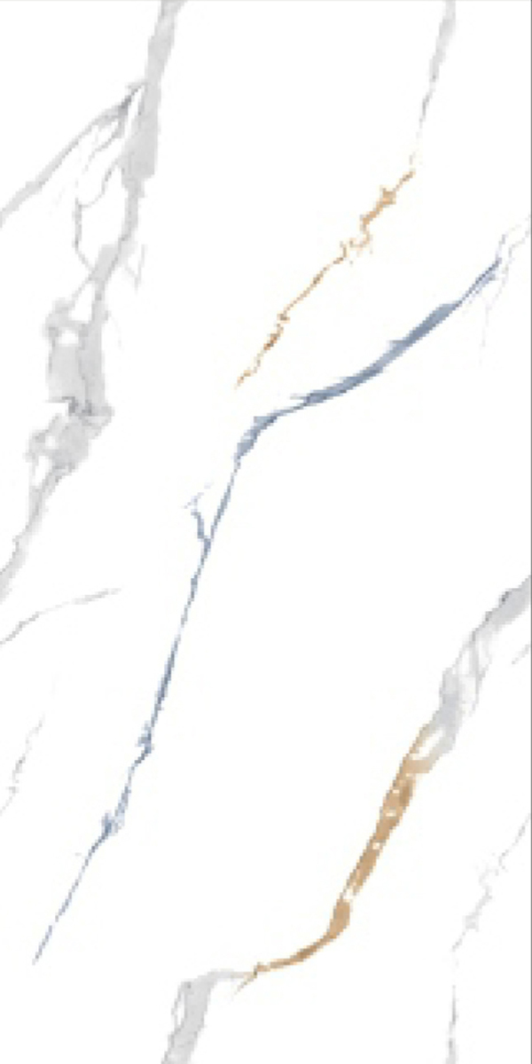 Glossy Finish Atlanta White  GVT 600x1200mm