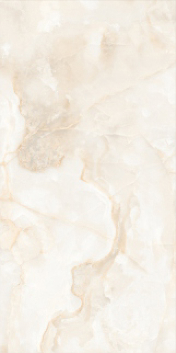Glossy Finish Aura Onyx Beige  GVT 600x1200mm