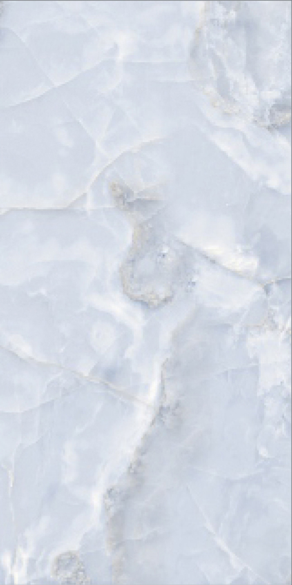 Glossy Finish Aura Onyx Blue GVT 600x1200mm