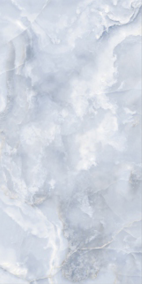 Glossy Finish Aura Onyx Blue GVT 600x1200mm