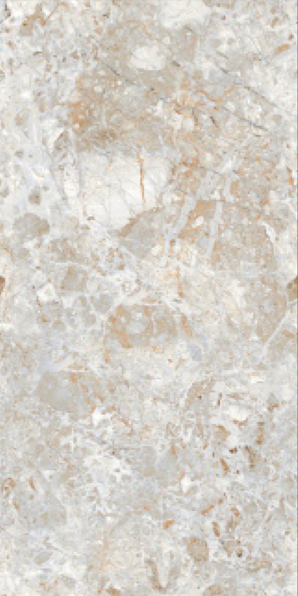 Glossy Finish Breccia Lemon  GVT 600x1200mm