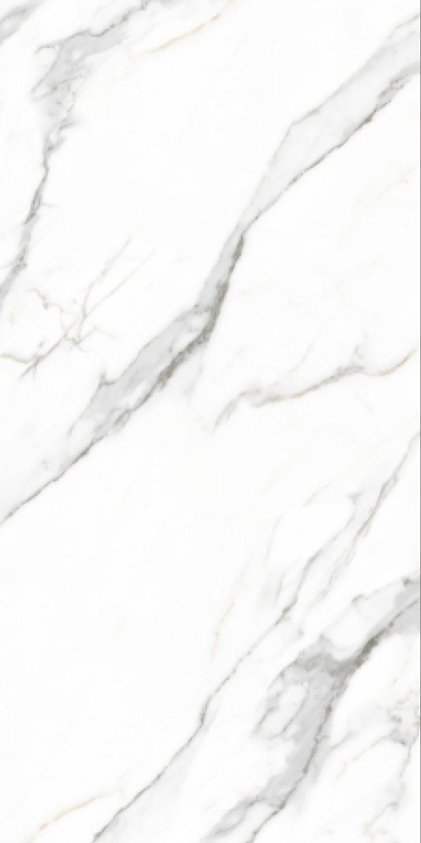 Glossy Finish Calacatta Gold Statuario GVT 600x1200mm