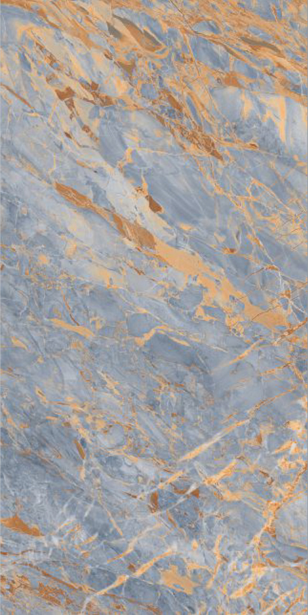 Glossy Finish Cladding Blue GVT 600x1200mm