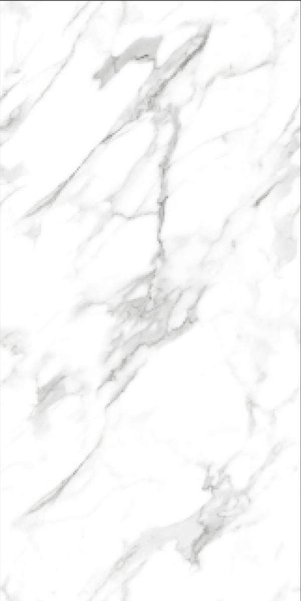 Glossy Finish Eqvador White  GVT 600x1200mm