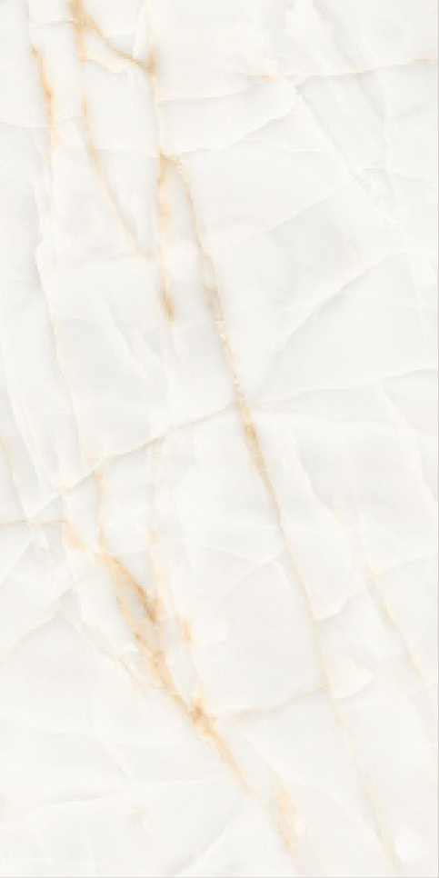 Glossy Finish Lujo Onyx Bianco GVT 600x1200mm