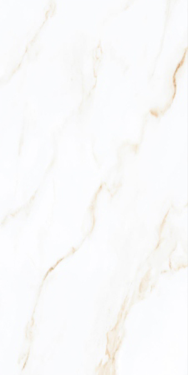 Glossy Finish Mint Statuario Gold GVT 600x1200mm