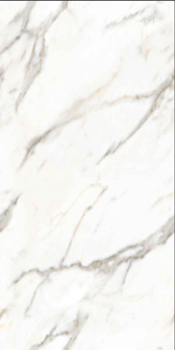 Glossy Finish Sobaro White  GVT 600x1200mm