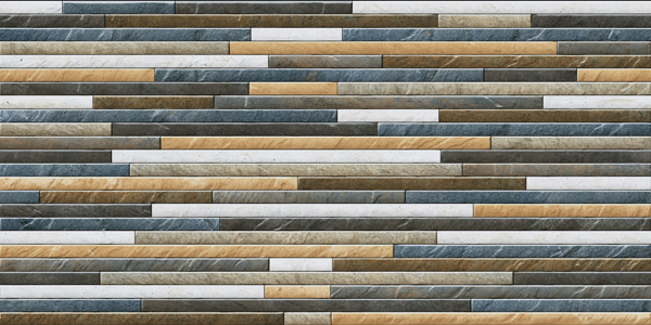 5803 300x600mm Matte Ceramic tile in a stone look