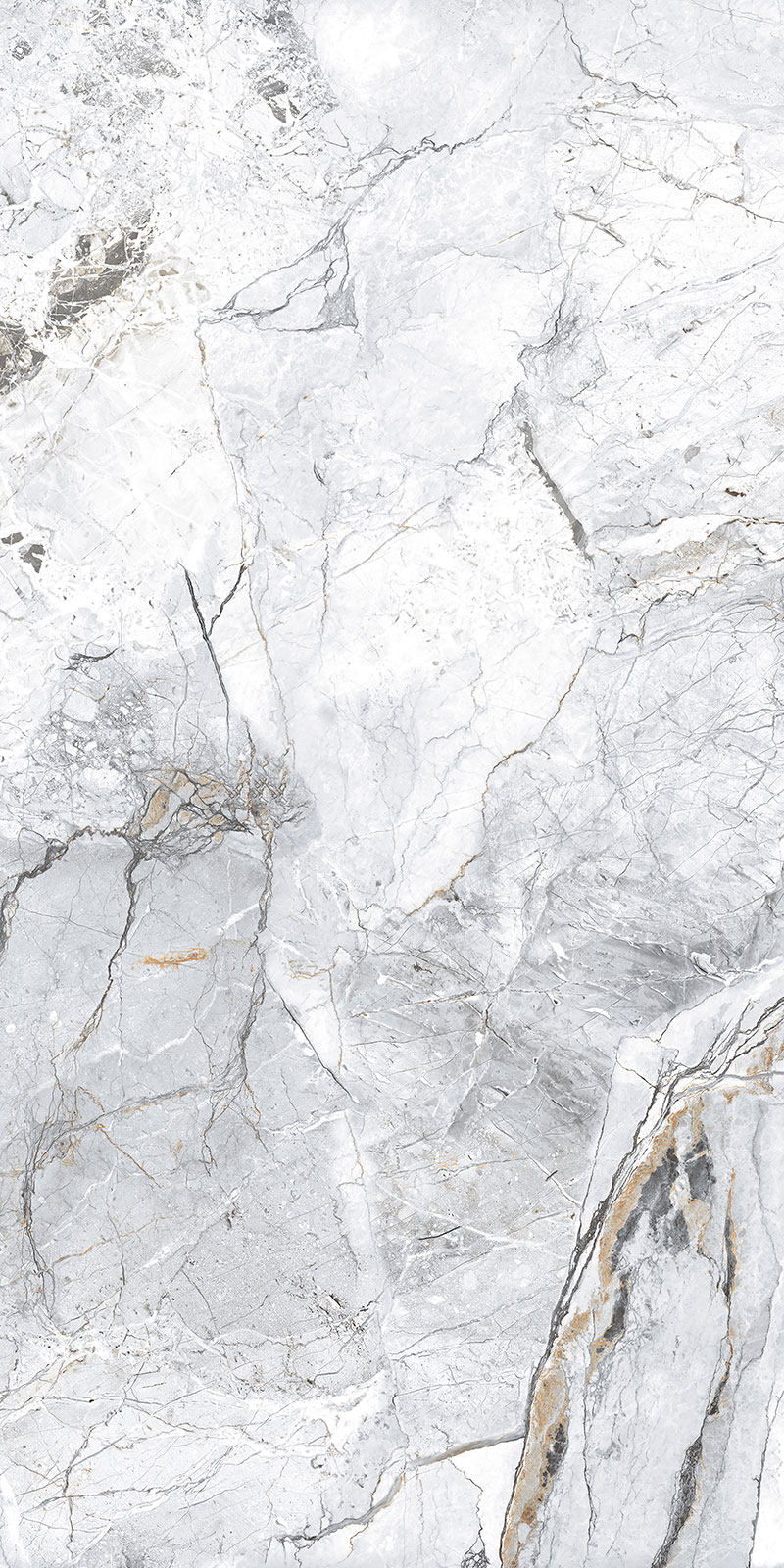 Glossy Finish Breccia Aurora White (800 x 1600) PGVT 800x1600mm