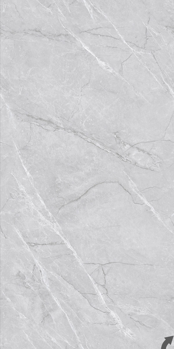 Glossy Finish Fenice Grey GVT 600x1200mm