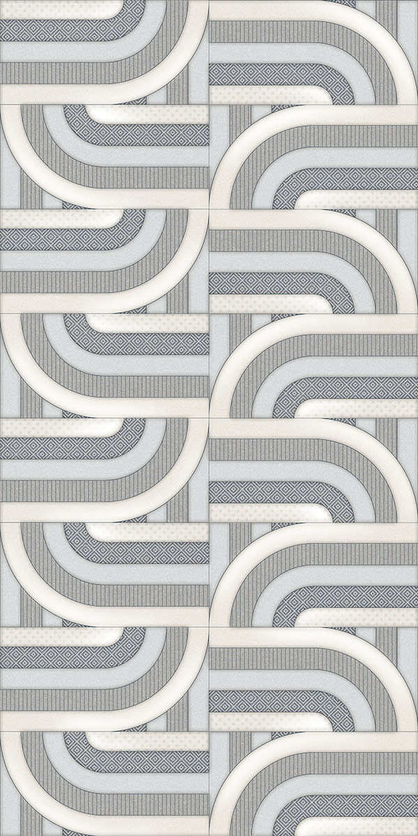 Glossy Finish Fenno Medium Decor GVT 600x1200mm