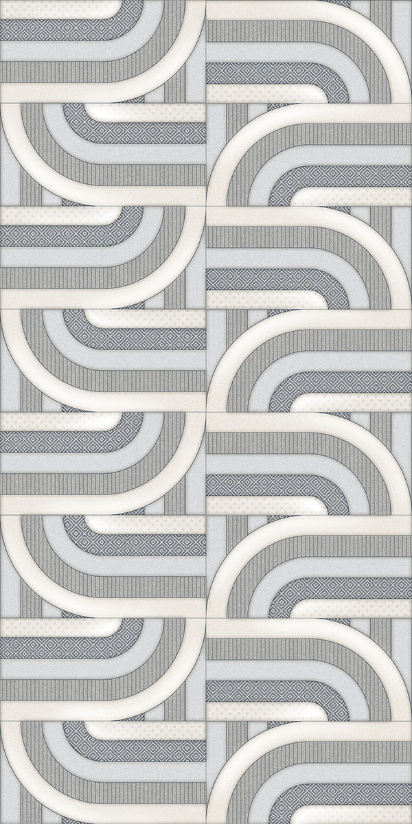 Glossy Finish Fenno Medium Decor GVT 600x1200mm