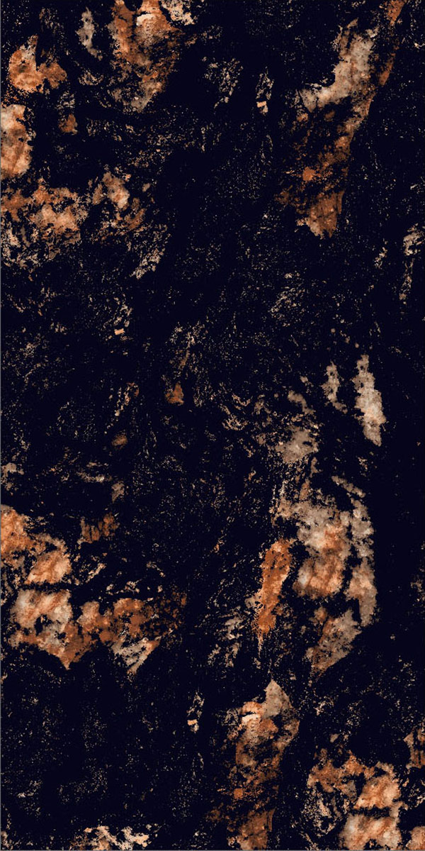 High Glossy Finish Kebon Nero GVT 600x1200mm