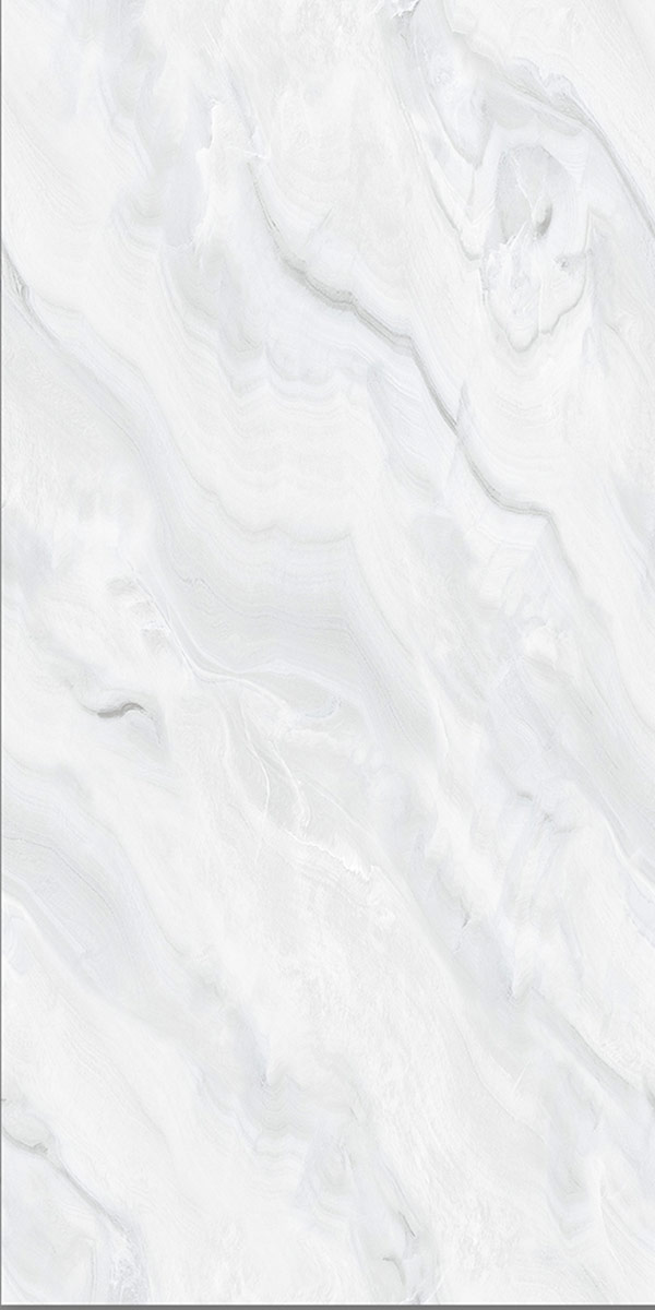 Glossy Finish Liked Light Grey  GVT 600x1200mm