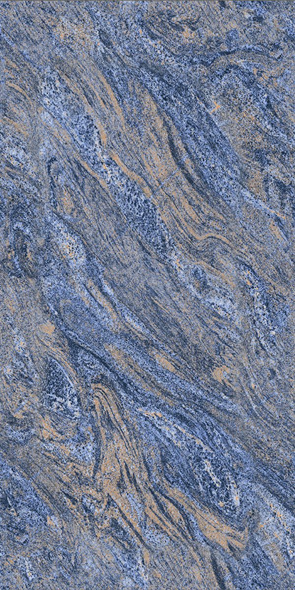 Glossy Finish Marstone Blue GVT 600x1200mm