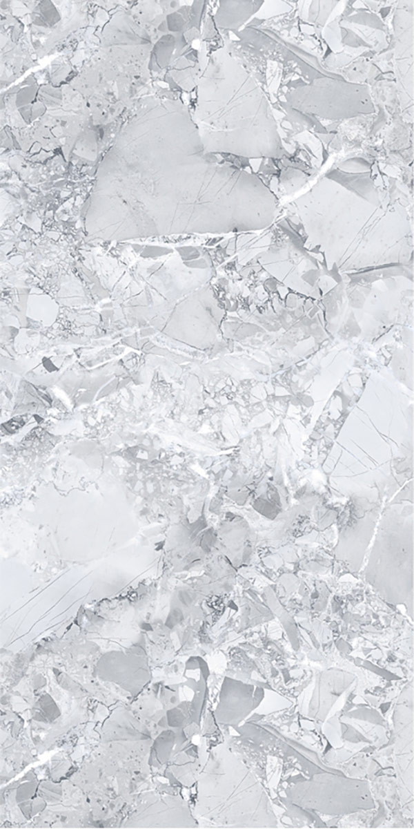 Glossy Finish Meta Gris GVT 600x1200mm