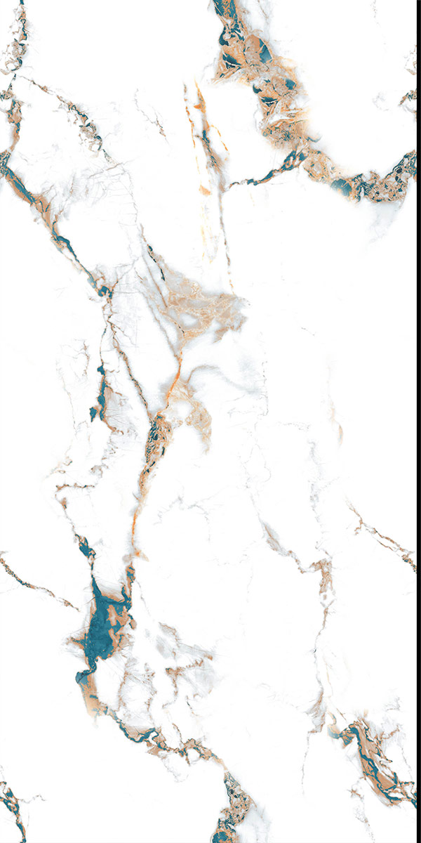 Glossy Finish Oscan Statuario GVT 600x1200mm