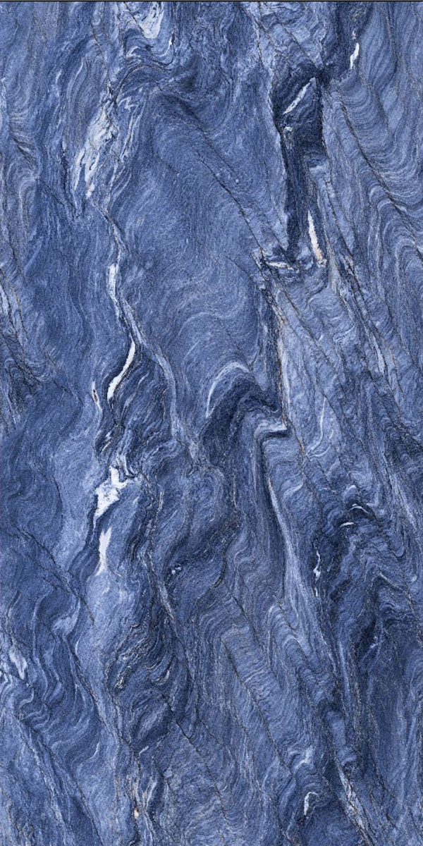 High Glossy Finish Polo Blue GVT 600x1200mm