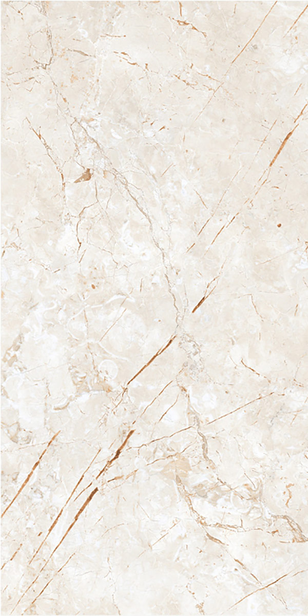 Glossy Finish Prada Crema GVT 600x1200mm