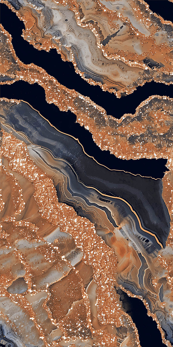 High Glossy Finish Provenza Brown GVT 600x1200mm