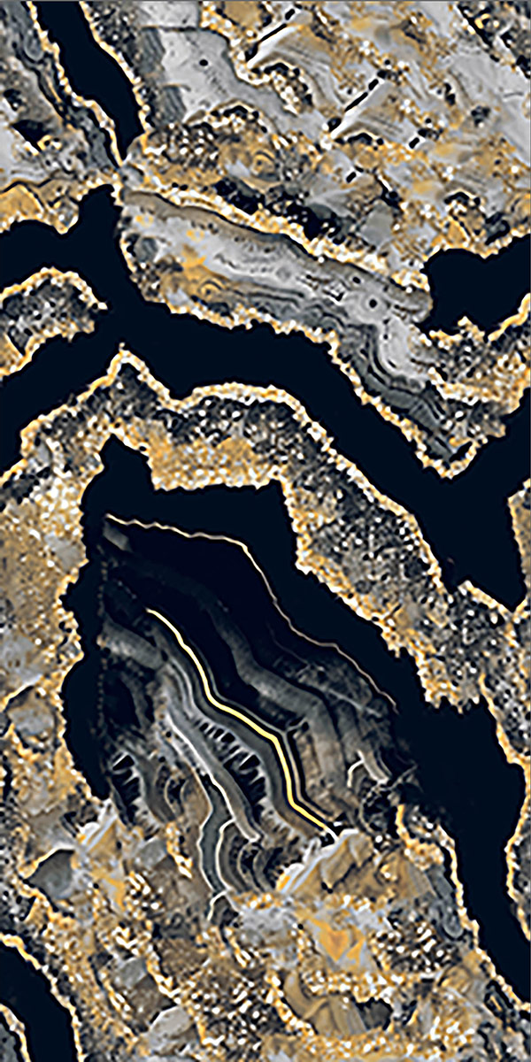 High Glossy Finish Provenza Yellow GVT 600x1200mm