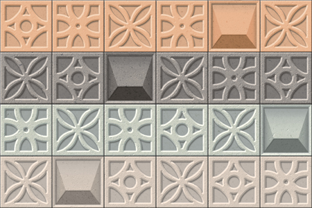 Tokyo 01 300x450mm Matte Ceramic tile in a floral look