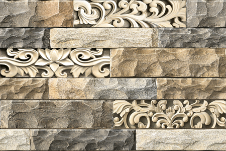 Valencia 08 300x450mm Matte Ceramic tile in a stone look