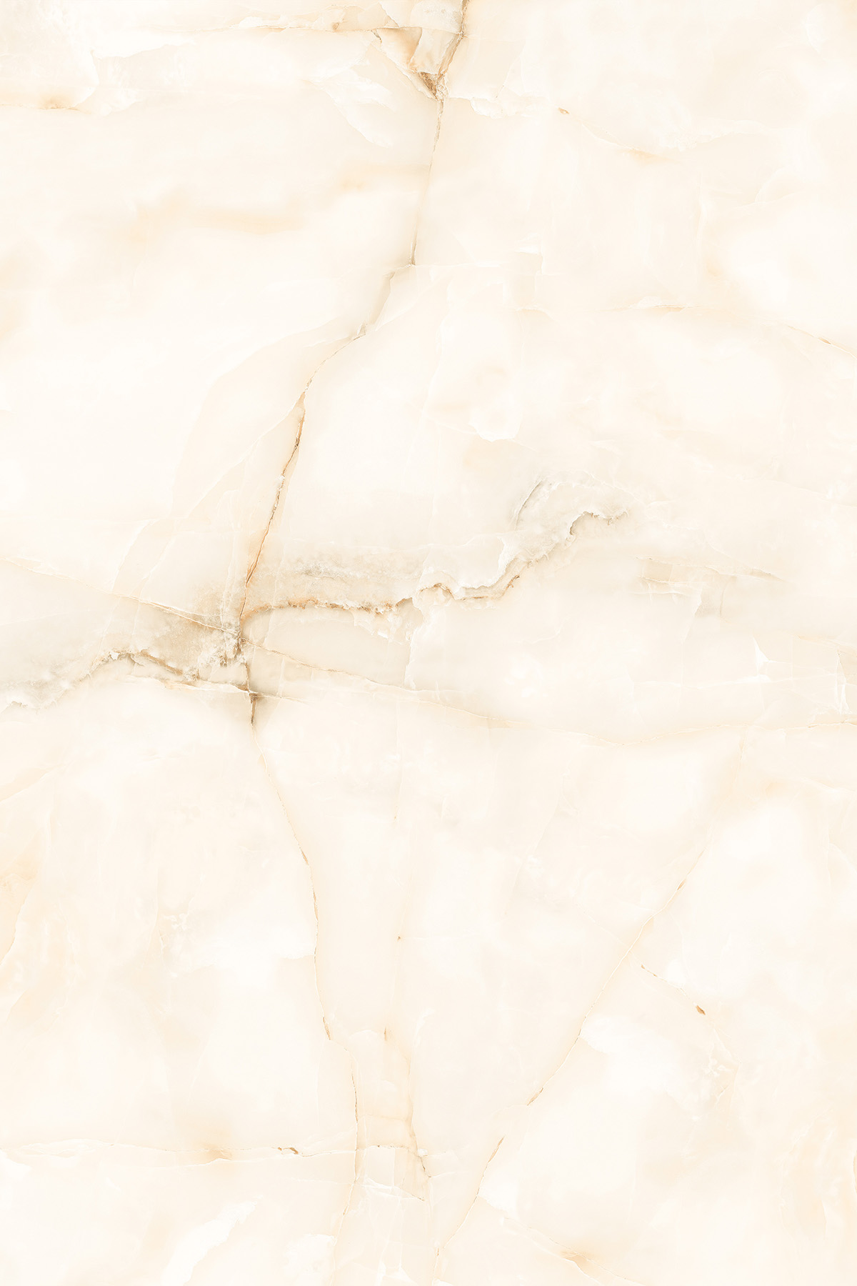 Glossy Finish Onico Ivory  Glazed Vitrified Tiles 1200x1800mm