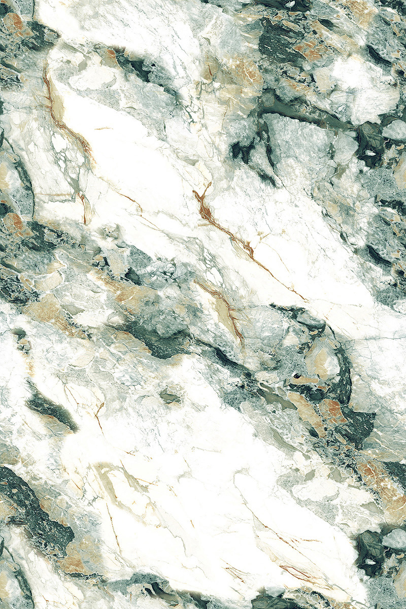 High Glossy Finish EL Stanza Green GVT 800x1200mm