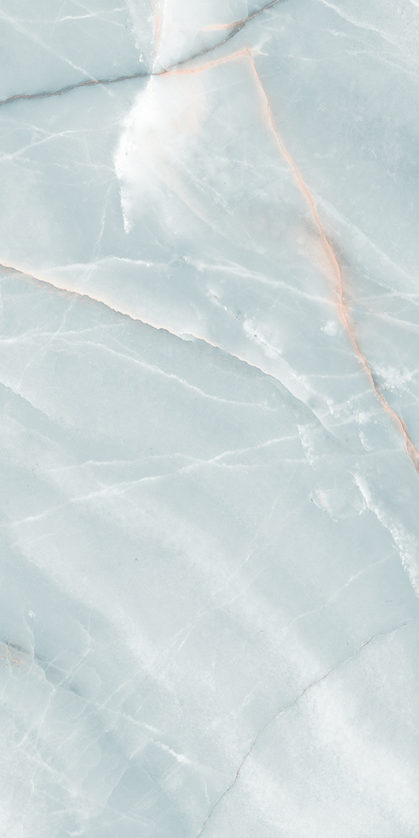 Semi Highglossy Finish Pantone Himalayan Aqua GVT 600x1200mm