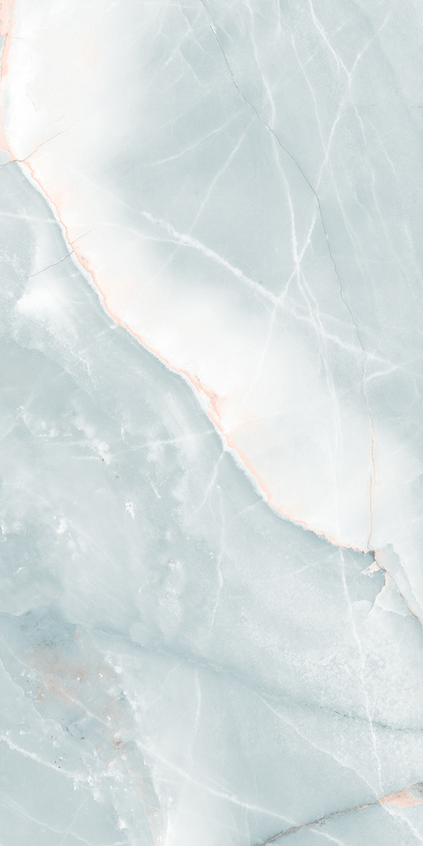 Semi Highglossy Finish Pantone Himalayan Aqua GVT 600x1200mm