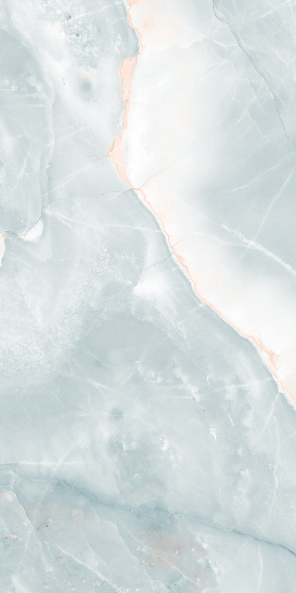 Semi Highglossy Finish Pantone Himalayan Aqua GVT 600x1200mm