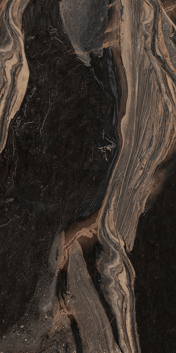 High Glossy Finish Infinity Brown GVT 600x1200mm