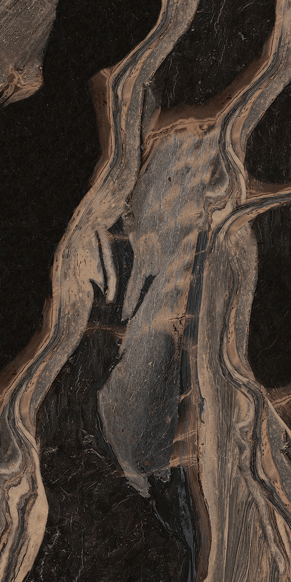 High Glossy Finish Infinity Brown GVT 600x1200mm