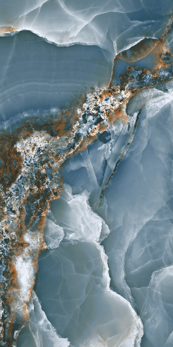 High Glossy Finish Nixiey Aqua GVT 600x1200mm