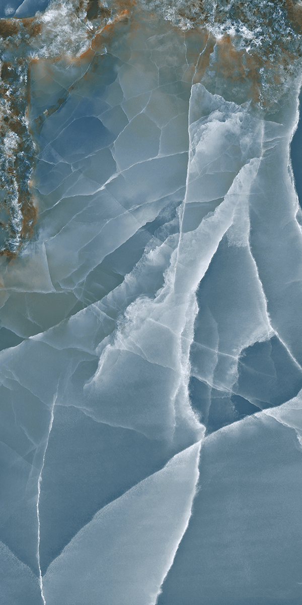 High Glossy Finish Nixiey Aqua GVT 600x1200mm