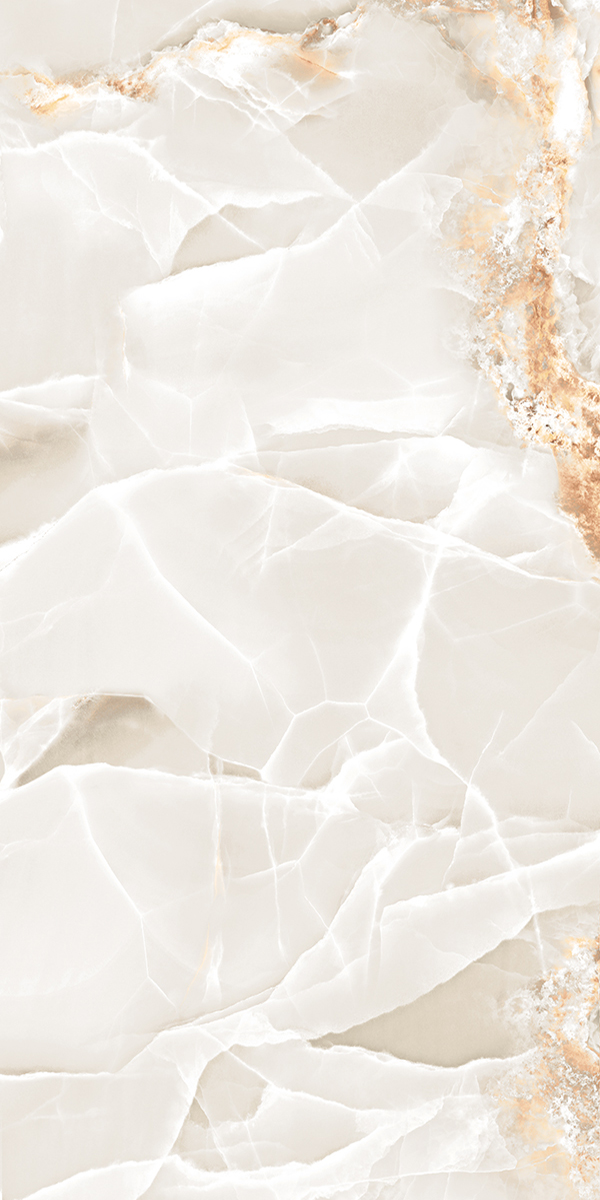 High Glossy Finish Onyx Robins Gold GVT 600x1200mm