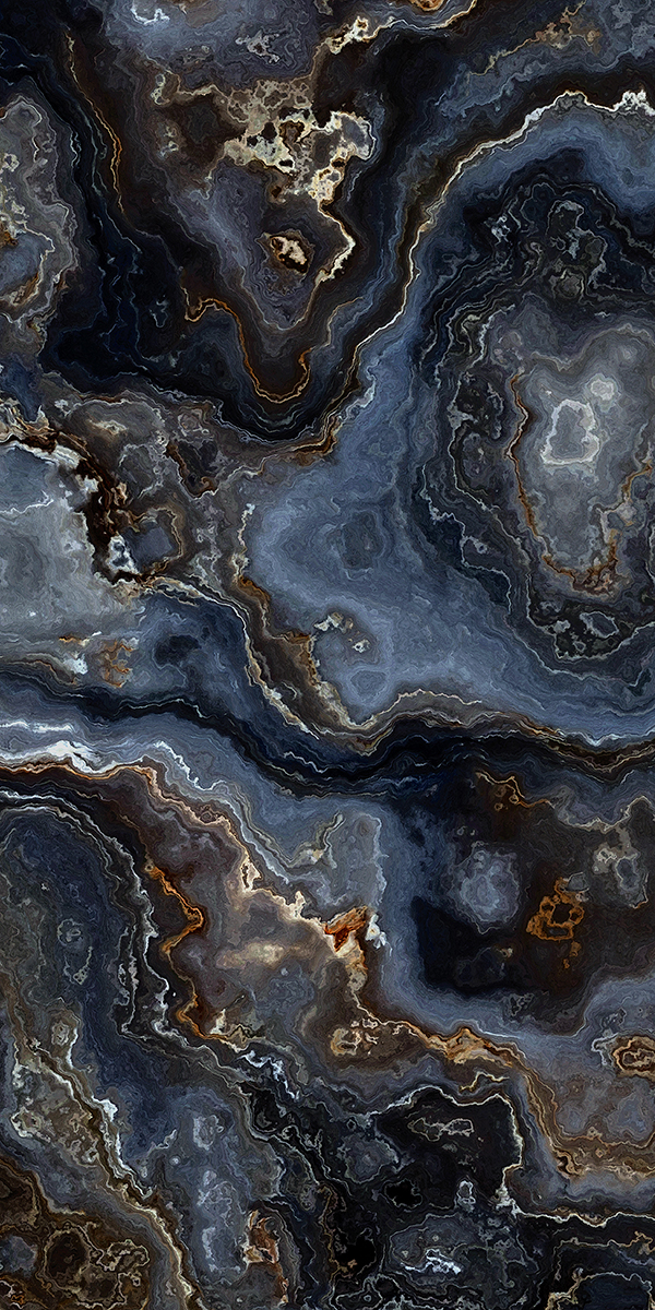 High Glossy Finish Oxell Blue GVT 600x1200mm