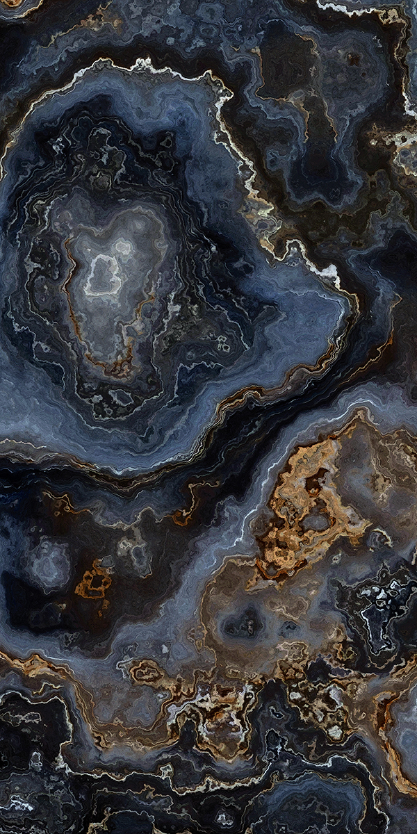 High Glossy Finish Oxell Blue GVT 600x1200mm