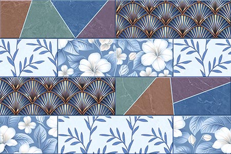 10719-HL 300x450mm Glossy Ceramic tile in a subway look
