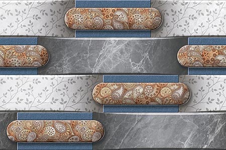 10733-HL 300x450mm Glossy Ceramic tile in a highlighter, decor look