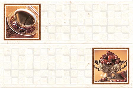 10804-HL1 300x450mm Glossy Ceramic tile in a 3d look, mosaic