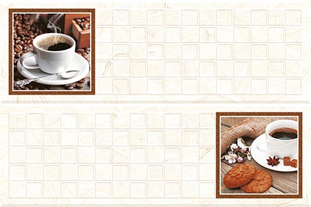 10804-HL2 300x450mm Glossy Ceramic tile in a mosaic, 3d look