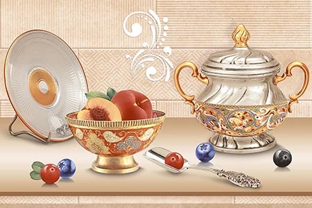 Glossy Finish 10819-HL2 Ceramic 300x450mm