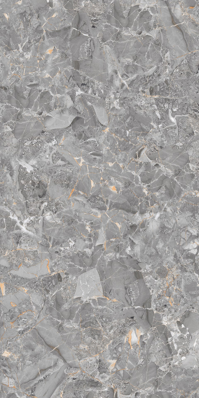 Glossy Finish 80160 GL BULGARY GREY GVT 800x1600mm