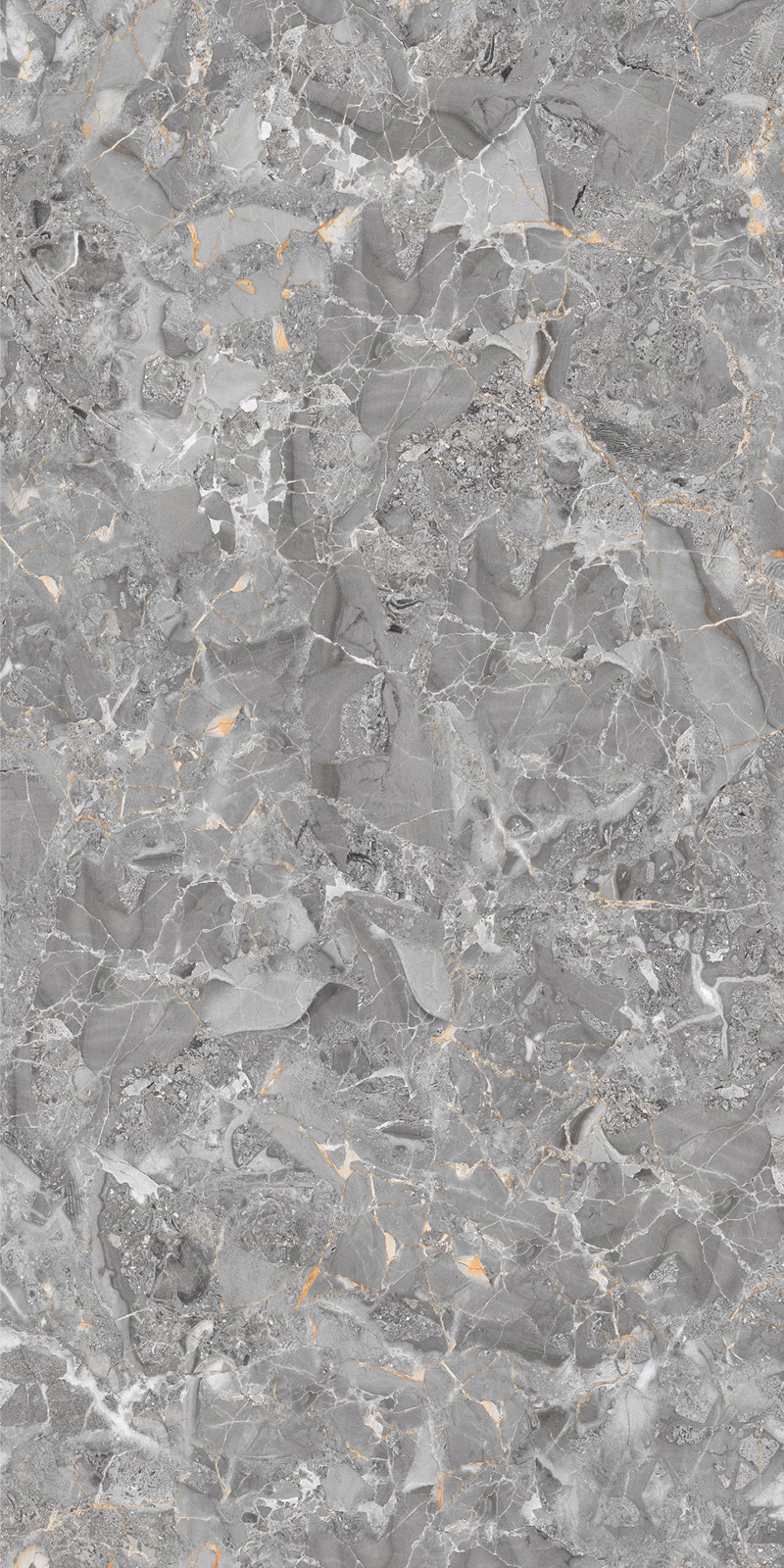 Glossy Finish 80160 GL BULGARY GREY GVT 800x1600mm