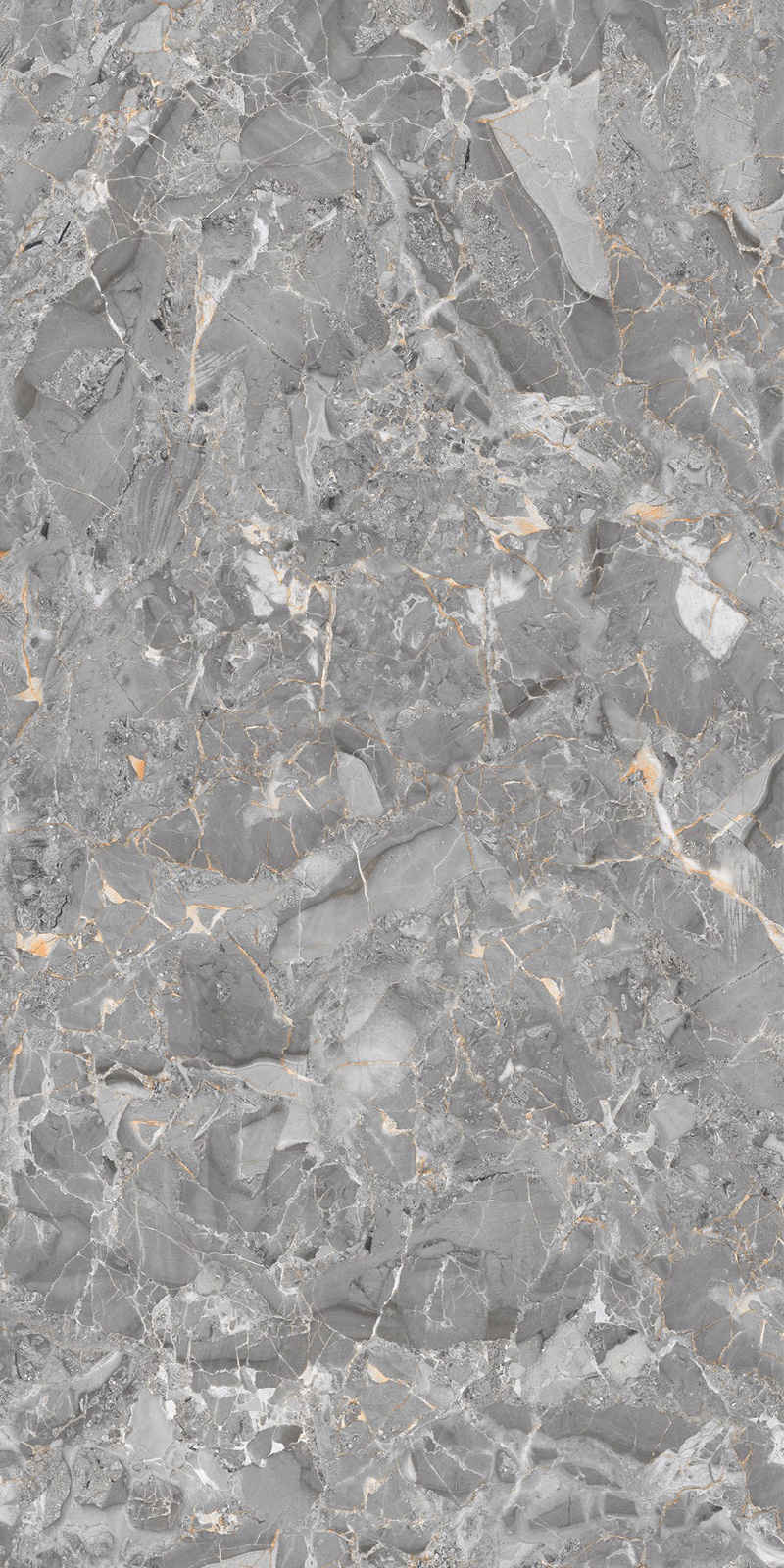 Glossy Finish 80160 GL BULGARY GREY GVT 800x1600mm