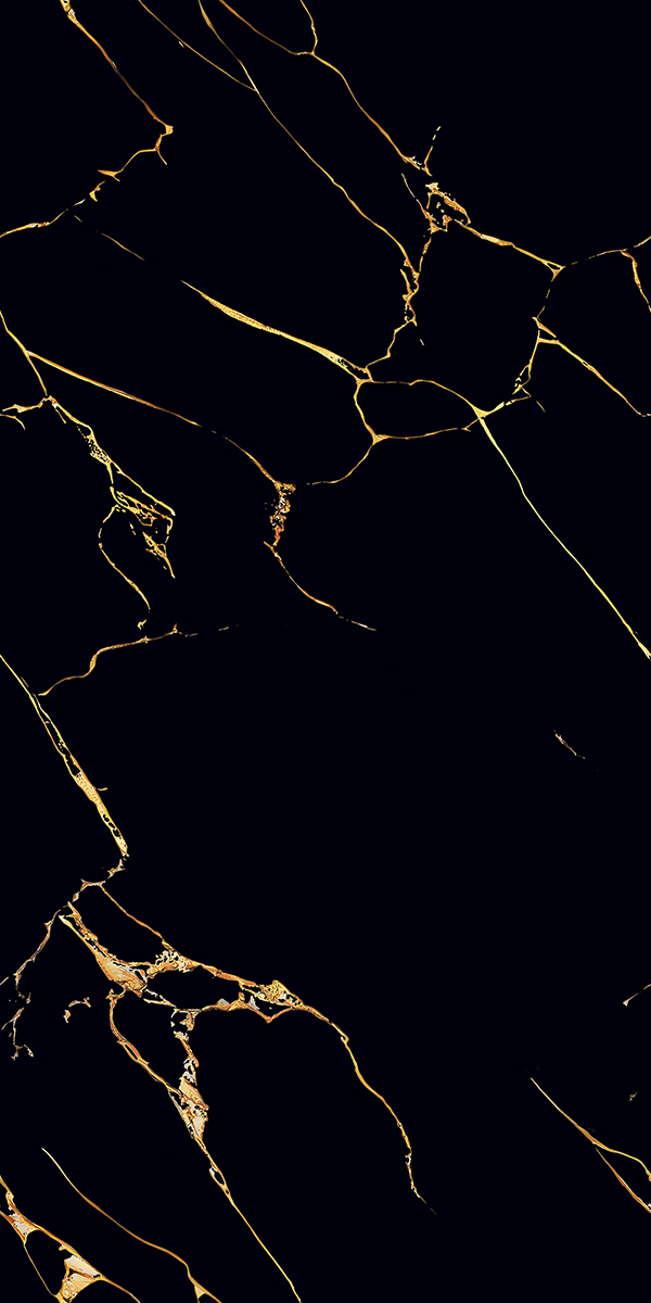 Super Highglossy Finish CALACATTA BLACK GOLD GVT 600x1200mm